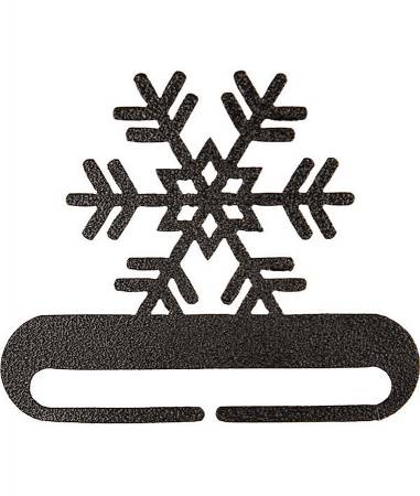 Snowflake Split Bottom Hanger by Ackfeld Manufacturing. Charcoal Black