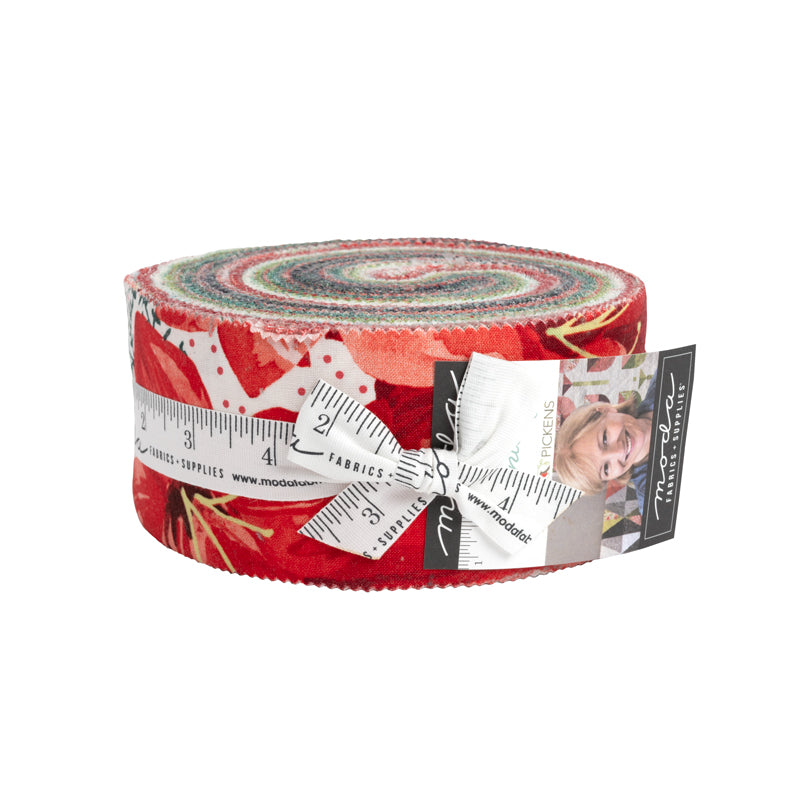 Winterly by Robin Pickens for Moda. Jelly Roll ﻿- 40 Assorted 2.5" Strips. 