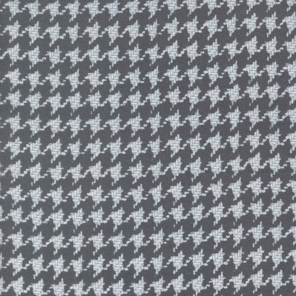 Farmhouse Flannels III by Lisa Bongean of Primitive Gatherings for Moda. Graphite - Gray and White Houndstooth Plaid