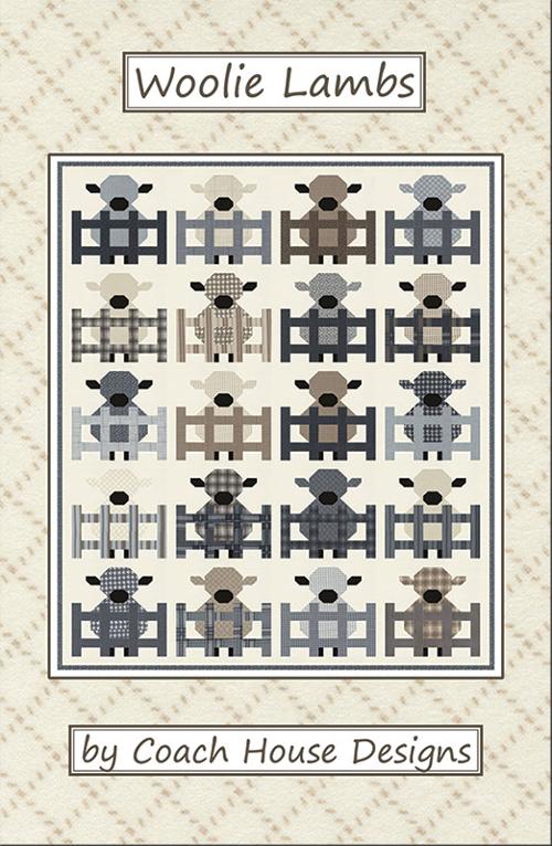 Woolie Lambs by Barb Cherniwchan for Coach House Designs. Pattern makes a 45" x 56" quilt.