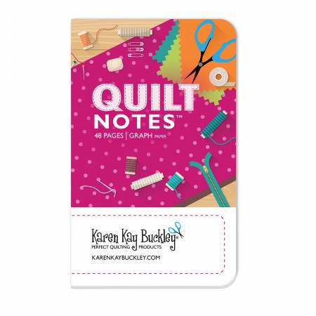 Quilt Notes Graph Paper Notebook by Karen K Buckley.