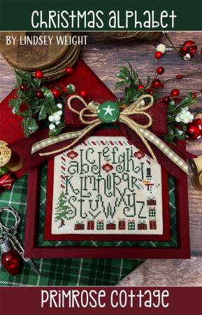 Christmas Alphabet Cross Stitch Pattern by Lindsey Weight of Primrose Cottage Stitches.