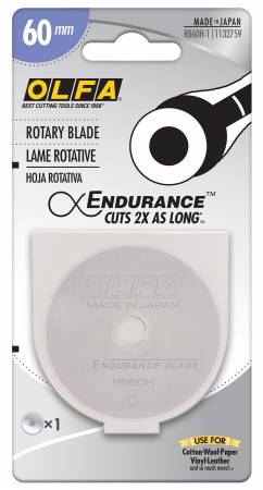 Endurance Rotary Replacement Blade by Olfa. 1 pack