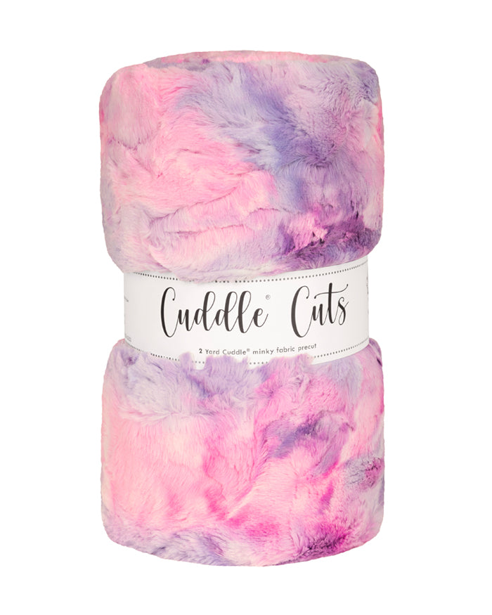 2 Yard Cut Cuddle Solid by Shannon Fabrics. Sorbet Unicorn (Purple & Pink)