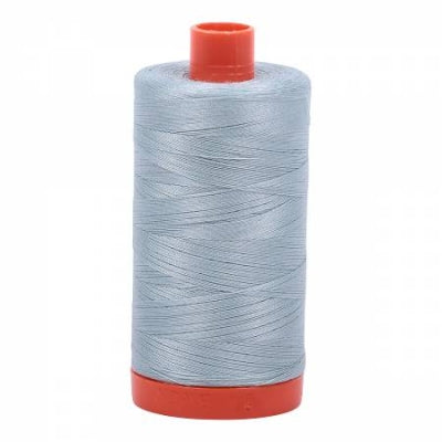 Cotton Thread by Aurifil. Bright Gray Blue - 50 wt. 2 ply.