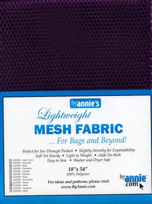 Lightweight Mesh Fabric by ByAnnie. Tahiti Purple