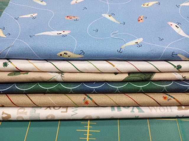 Half yd bundle of 6 - 2025 WI State Shop Hop fabrics