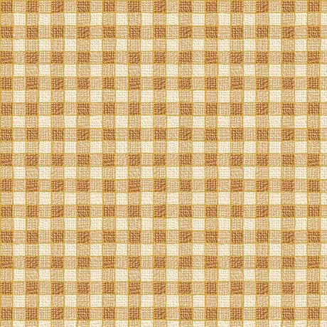Autumn Forest by Gina Jane Lee for QT Fabrics. Gingham Tan: Gingham Plaid in Tan and Cream.