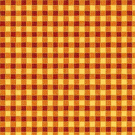 Autumn Forest by Gina Jane Lee for QT Fabrics. Gingham Amber: Gingham Plaid in Orange and Yellow.