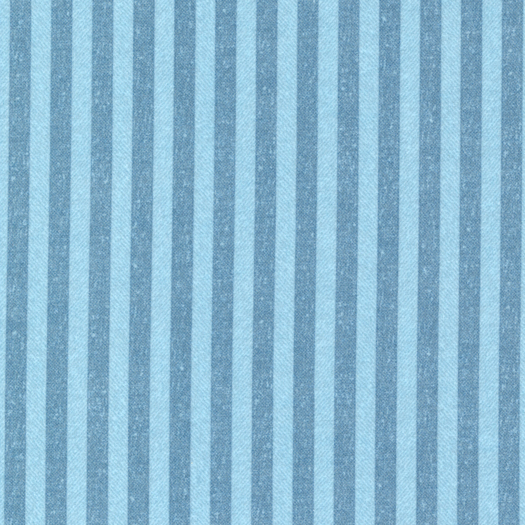 Thick blue stripes done in light and medium blue.