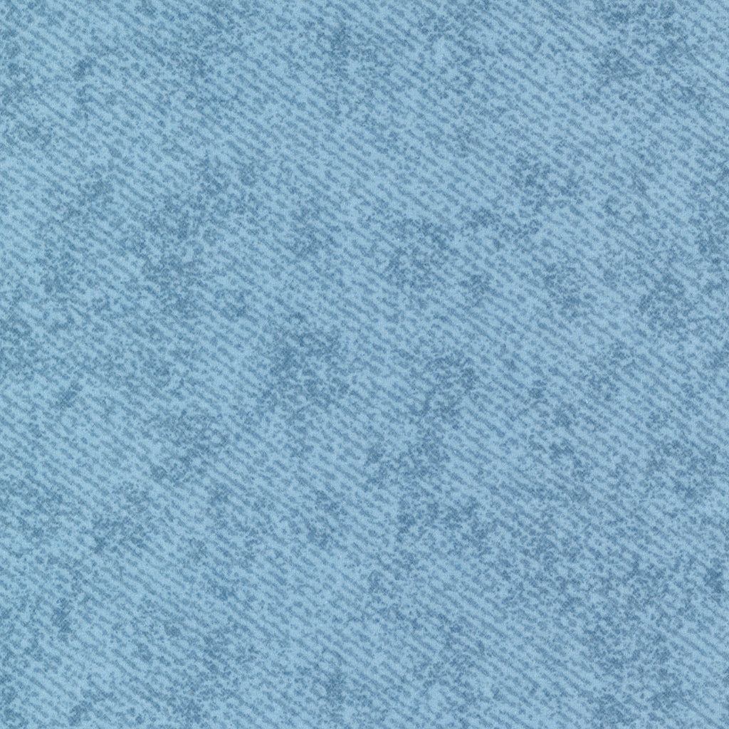 Splotchy-solid medium blue fabric