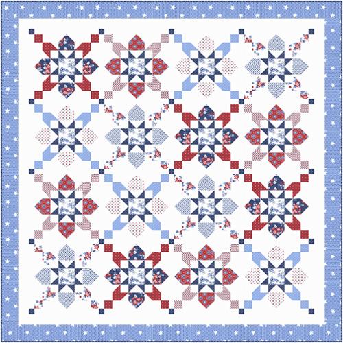 Jubilant pattern by Wendy Sheppard.