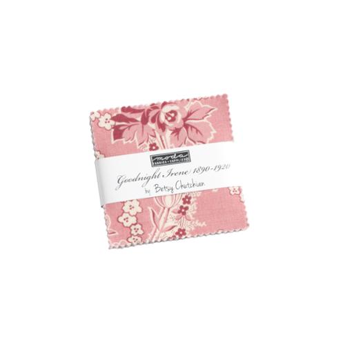 Goodnight Irene by Betsy Chutchian for Moda. Mini Charm Pack - 42 Piece Assorted 2.5 inch Squares.