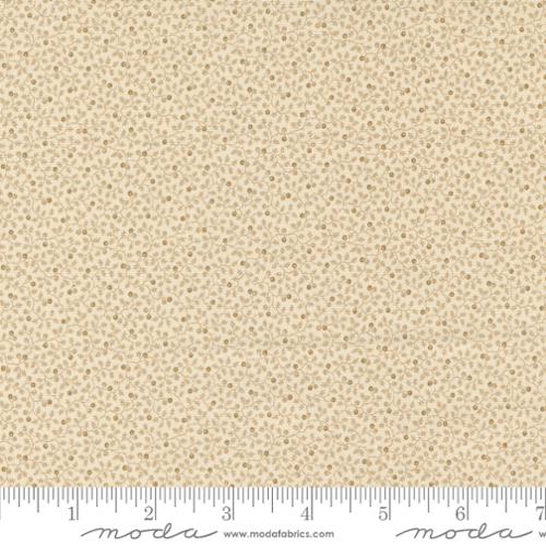 Goodnight Irene by Betsy Chutchian for Moda. Sweet Cream - Tan Vining with Berries on a Cream Background.