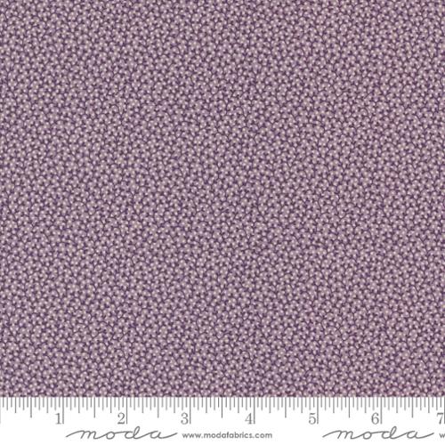 Goodnight Irene by Betsy Chutchian for Moda. Grape - Dark Purple Vining and White Dots on a Lighter Purple Background.