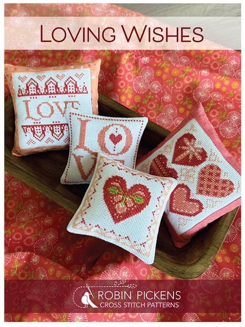 Loving Wishes pattern by Robin Pickens of Robin Pickens Cross Stitch Patterns.