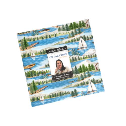 On Lake Time by Deb Strain for Moda Fabrics. Layer Cake- 42 Assorted 10 inch Squares