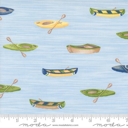 On Lake Time by Deb Strain for Moda Fabrics. Sky Blue