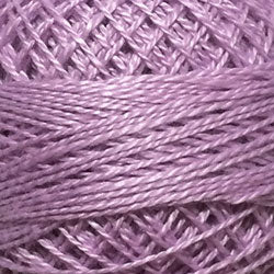 Valdani Solid Color Pearl Cotton Ball 79. Available in Size 8 - 78yds. or Sz. 12 - 109 yds. - great for applique, wool applique, big-stitch quilting. Lavender Light