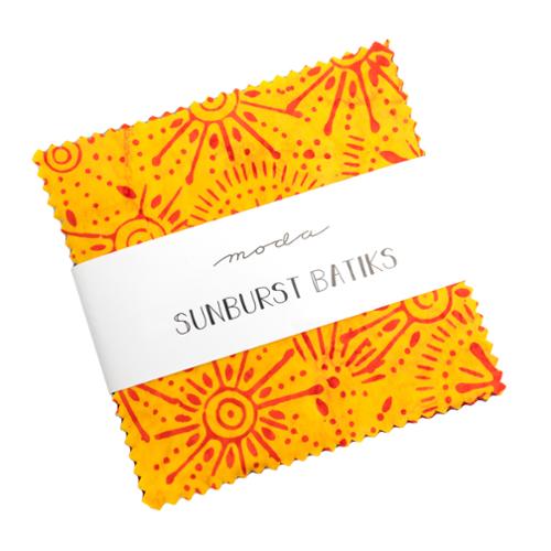 Sunburst Batiks from Moda. Charm Pack(42 5" Squares)