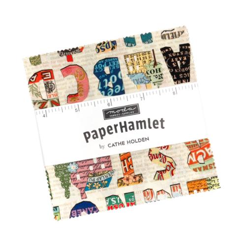 Paper Hamlet by Cathe Holden for Moda. Charm Pack (42 5 Inch Squares)