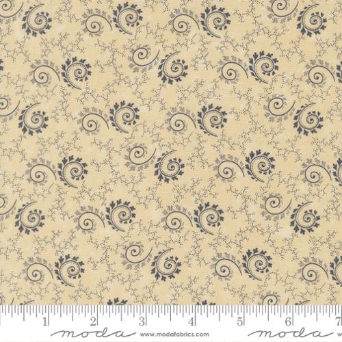 Bluebirds Nest by Kansas Troubles Quilters for Moda. Tan