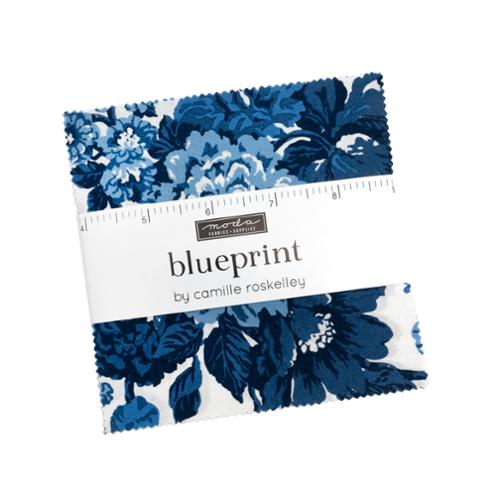 Blueprint by Camille Roskelley for Moda. Charm Pack (42 5 Inch Squares)