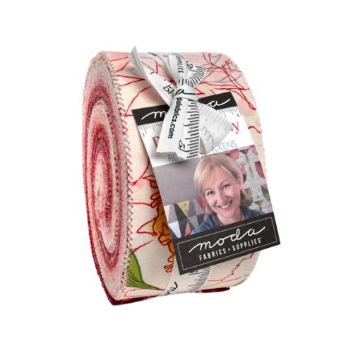 Darling Peony by Robin Pickens for Moda. Jelly Roll (40 2.5 Inch Strips)