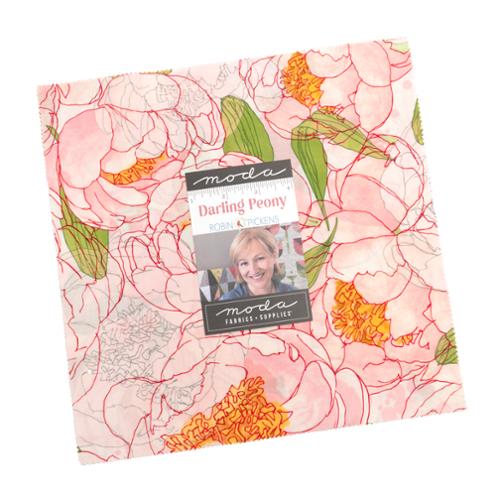 Darling Peony by Robin Pickens for Moda. Layer Cake (42 10 Inch Squares)