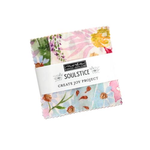 Soulstice by Create Joy Project for Moda. Mini Charm Pack (42 2.5 inch Squares)