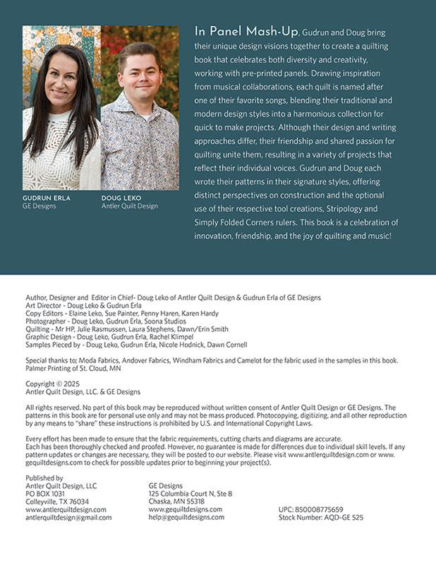 Panel Mashup! by Doug Leko of Antler Quilt Designs and Gudrun Erla of GE Designs.