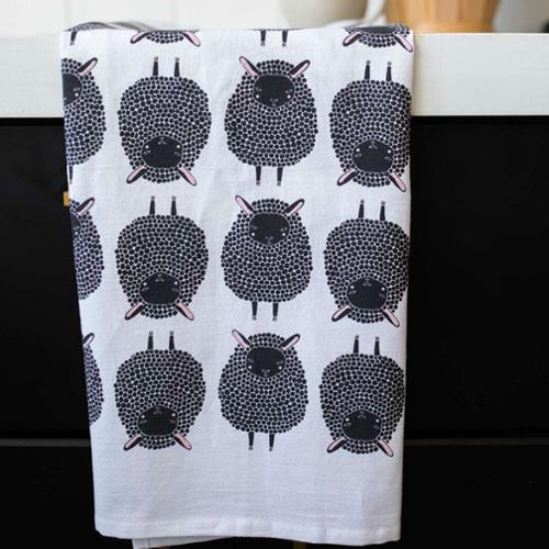 Tea Towel from Gingiber for Moda Fabrics. Sheep