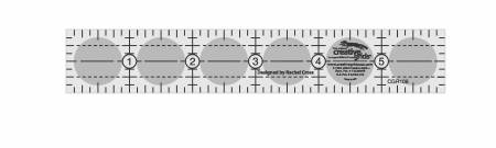 Quilt Ruler by Creative Grids. 1 inch x 6 inch