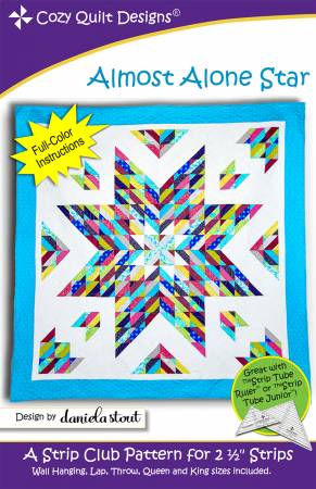 Almost Alone Star pattern by Daniela Stout from Cozy Quilt Designs.