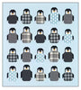 Penguin Party pattern by Elizabeth Hartman.