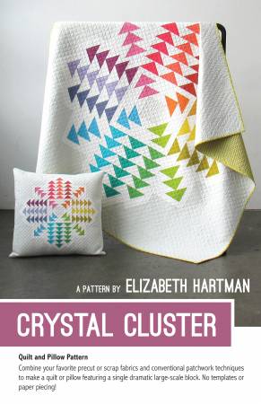 Crystal Cluster pattern by Elizabeth Hartman.