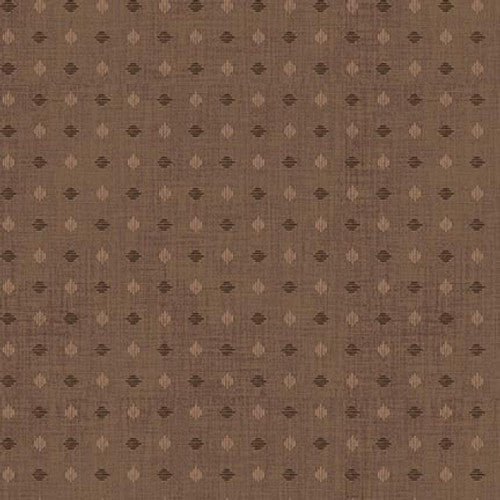 Where the Wind Blows Flannel by Janet Nesbitt for Henry Glass & Co. Light Brown Diamond Dots