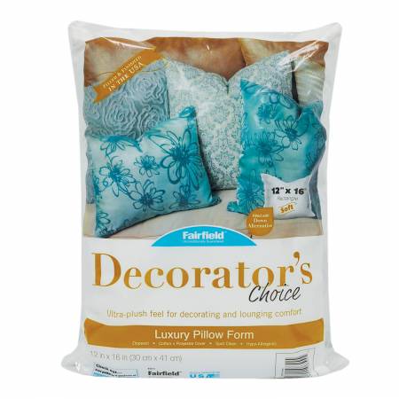 Decorator's Choice Luxury Pillow by Fairfield. 12 inch x 16 inch