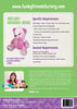 Melody Memory Bear pattern from Funky Friends Factory