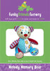 Melody Memory Bear pattern from Funky Friends Factory