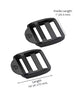 1" Strap Adjuster - Set of Two by ByAnnie. Black Metal