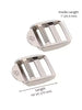1" Strap Adjuster - Set of Two by ByAnnie. Nickel