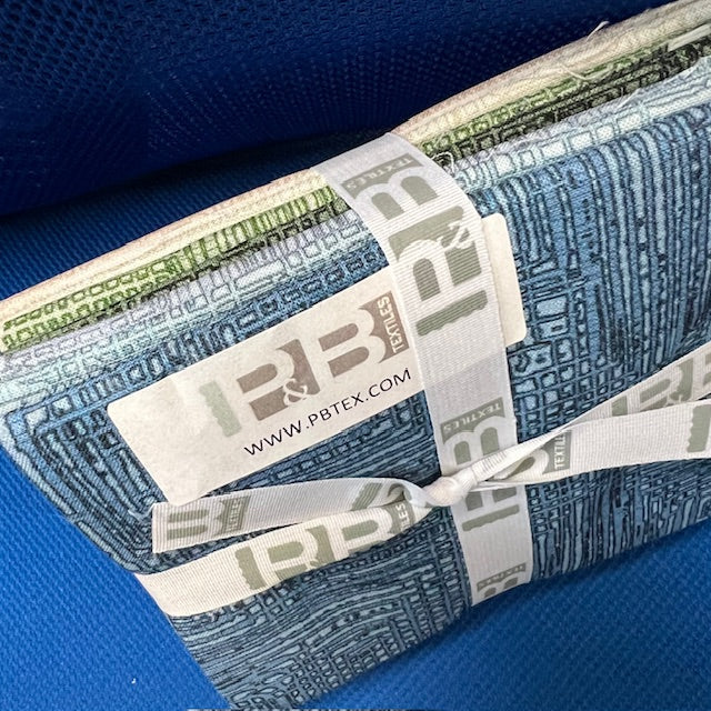 Grass Roots by P & B Textiles. Fat Quarter Bundle - 7 Fat Quarters in the 2024 WI Coordinating Colors