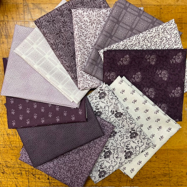 Circa: Purple Fat Quarter Bundle of 12 pieces 53949abre-12