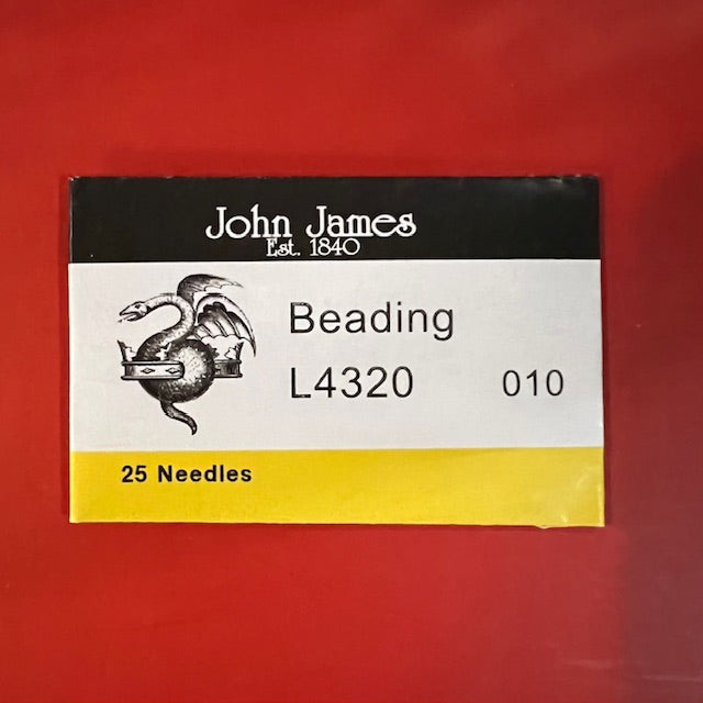 John James Beading Needles - pack of 25 in size 10