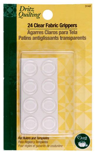 Clear Fabric Grippers from Dritz. 24 count