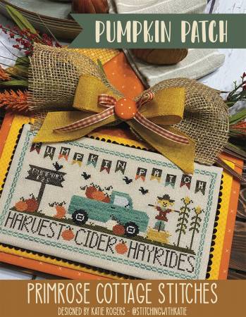 Pumpkin Patch Counted Cross Stitch by Katie Rogers for Primrose Cottage Stitches