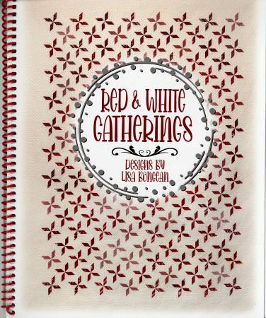 Red & White Gatherings book by Lisa Bongean of Primitive Gatherings.