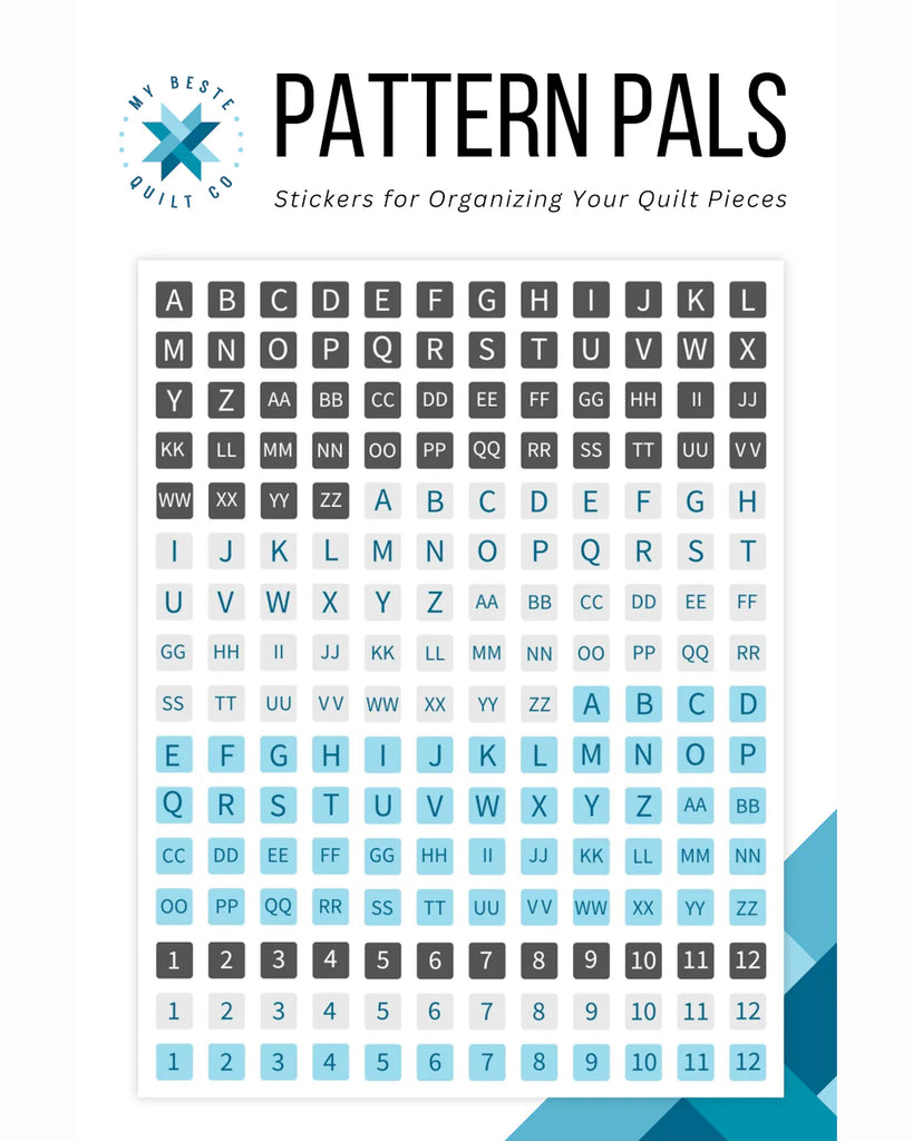 Pattern Pals by My Beste Quilt Co. Perfect Size to fit for Wonder Clips!