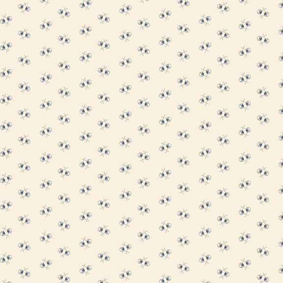 Pint Sized Neutrals by Carrie Quinn for Marcus Fabrics. Click Clack - Blue